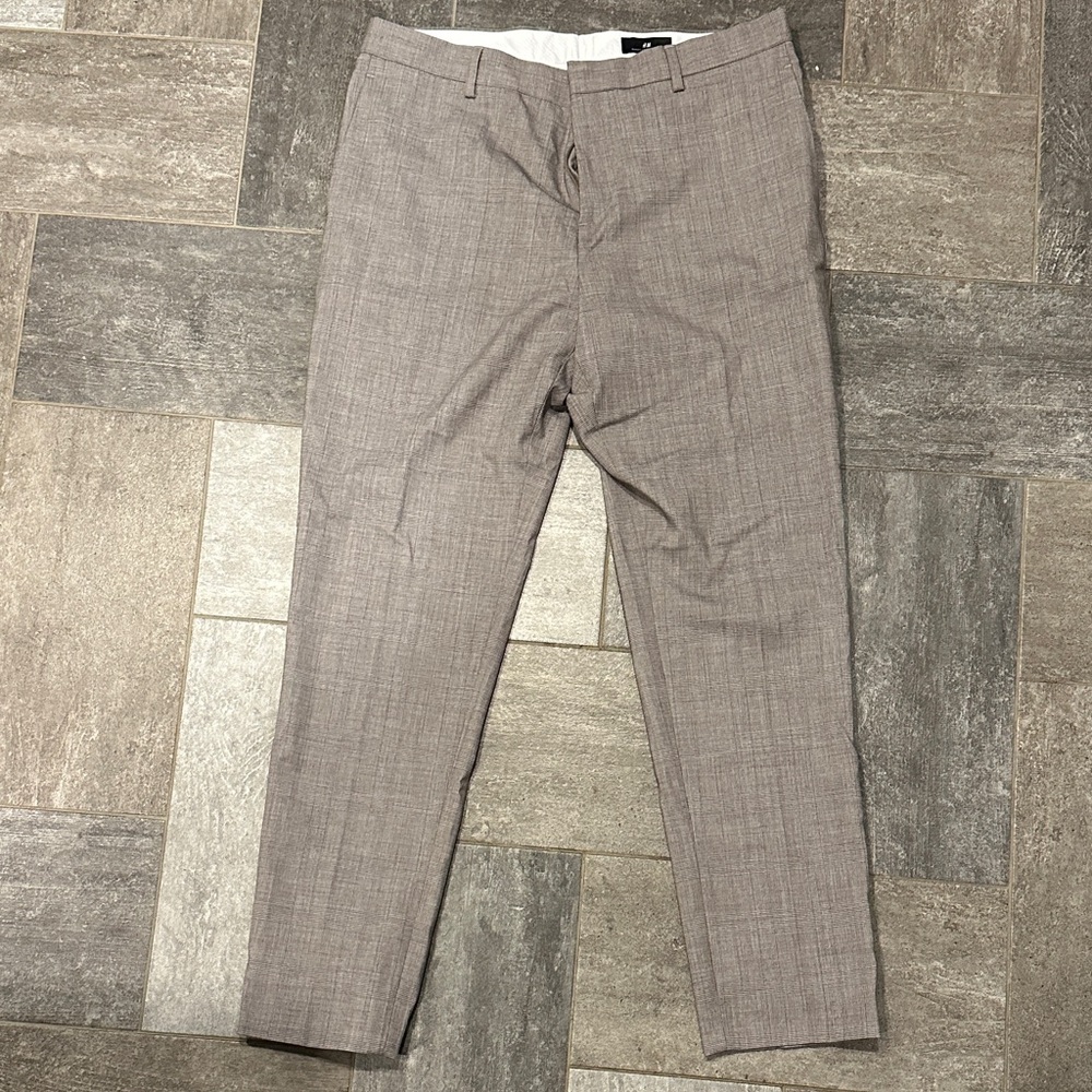 H&M Men's Light Gray Dress Pants